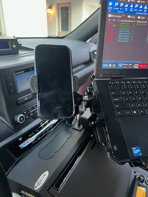 NEW! Universal Wireless Charging Mount For First Responders + Commercial Vehicles