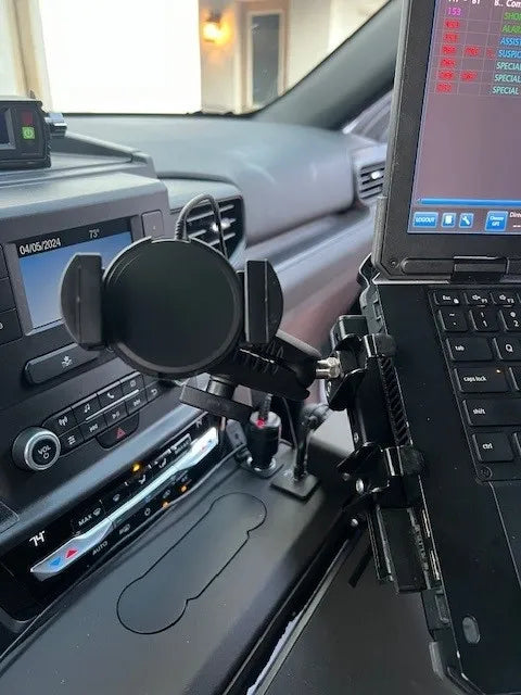 Wireless Charging Phone Mount for Havis Laptop Mount System