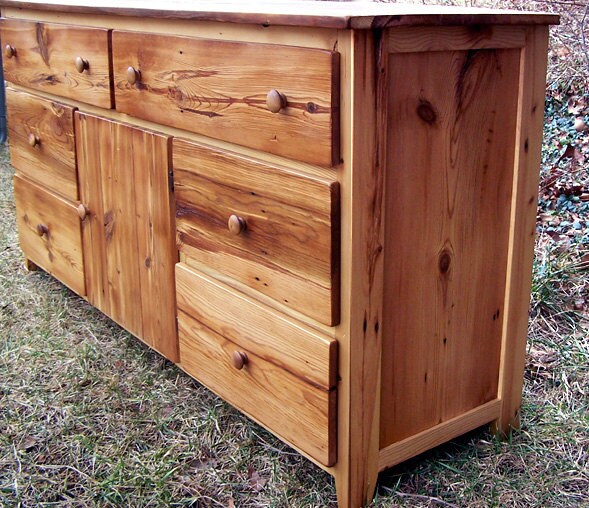 Solid Wood Dresser, Pine Dresser With Drawers, Reclaimed Wood Dresser, Bedroom Dresser, Closet Dresser, Solid Wood Dresser, Handmade Dresser