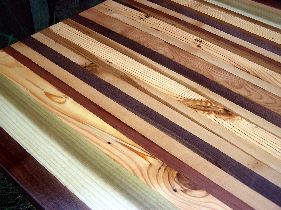 Butcher Block Table, Kitchen Table, Wood Cutting Board Table, Breakfast Nook Table, Kitchen Island Table, Butcher Block Kitchen Table - The Chaotic Grind Store