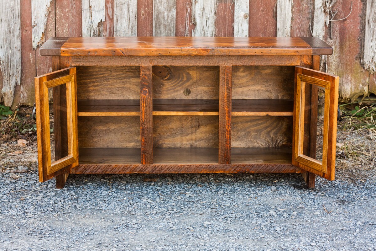 Media Console Wood, TV Stand Console, Antique Media Console Cabinet, Mission Furniture, Boho Cabinet Wood, Media Cabinet, Side Table, Cabin