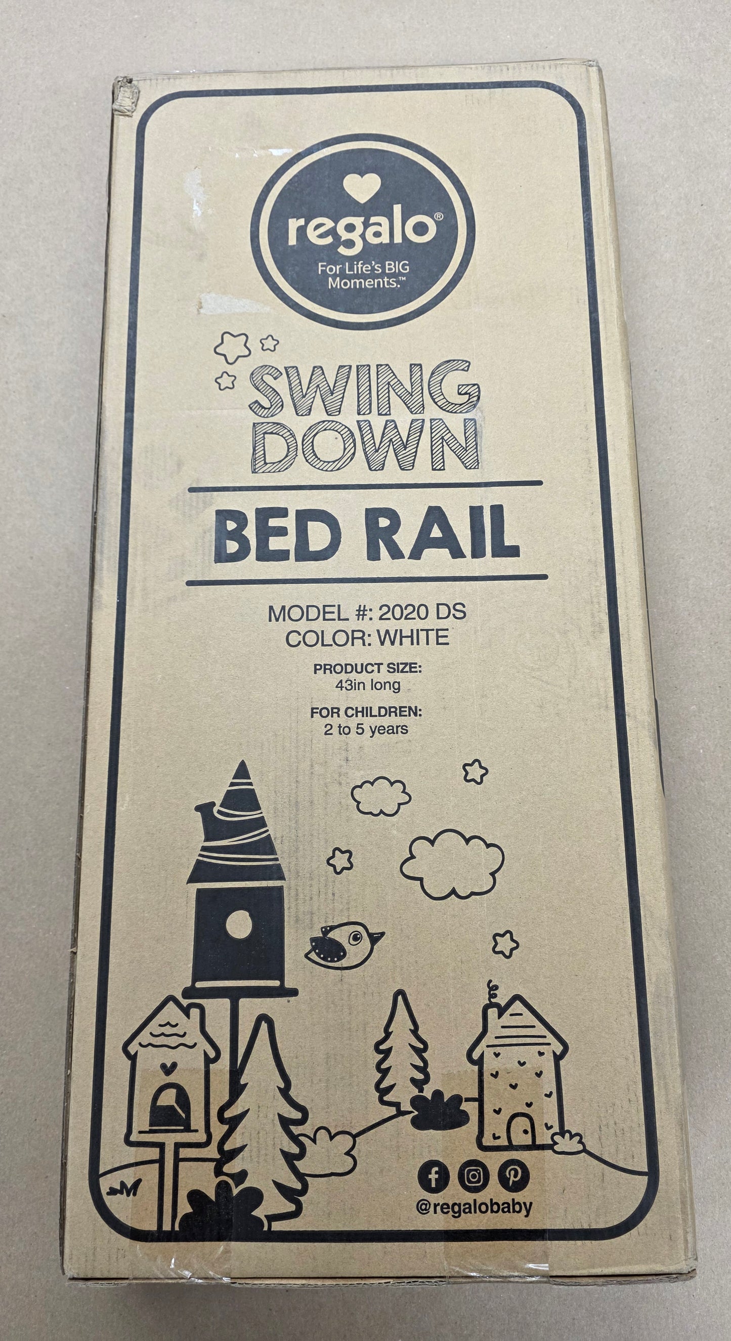 REGALO 43" long Bed Rail. - The Chaotic Grind Store