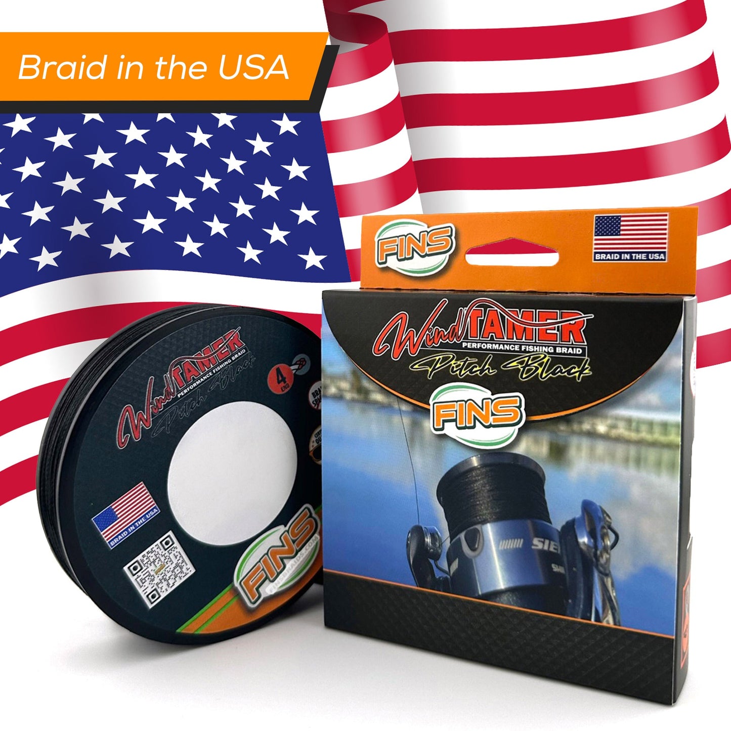 Windtamer Pitch Black Braid