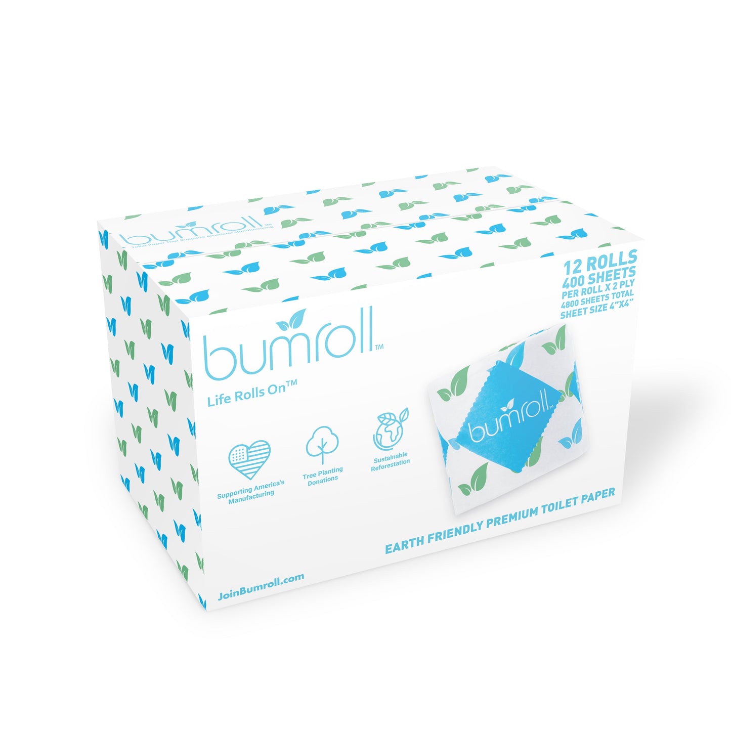 Bumroll, Premium Toilet Paper & Paper Towels Manufactured In California, Trees Planted In The United States