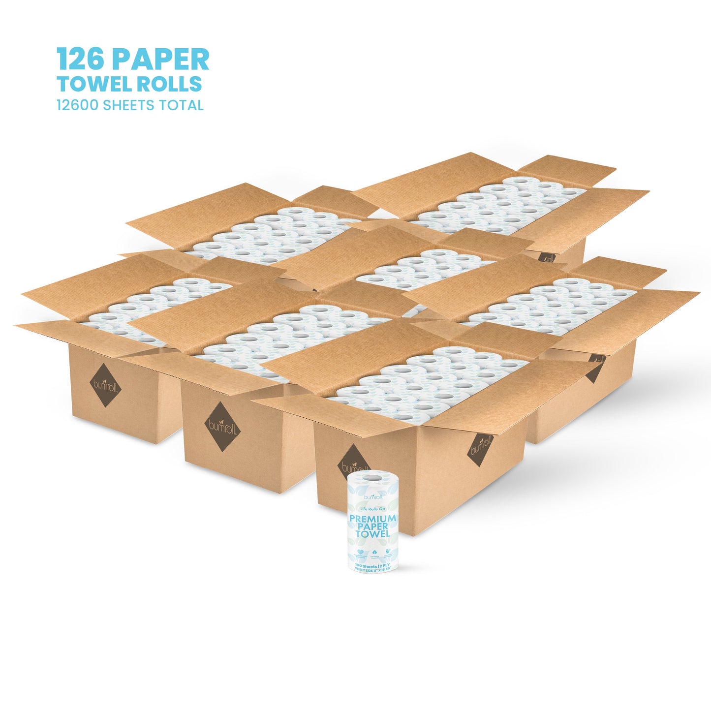 Bumroll, Premium Toilet Paper & Paper Towels Manufactured In California, Trees Planted In The United States