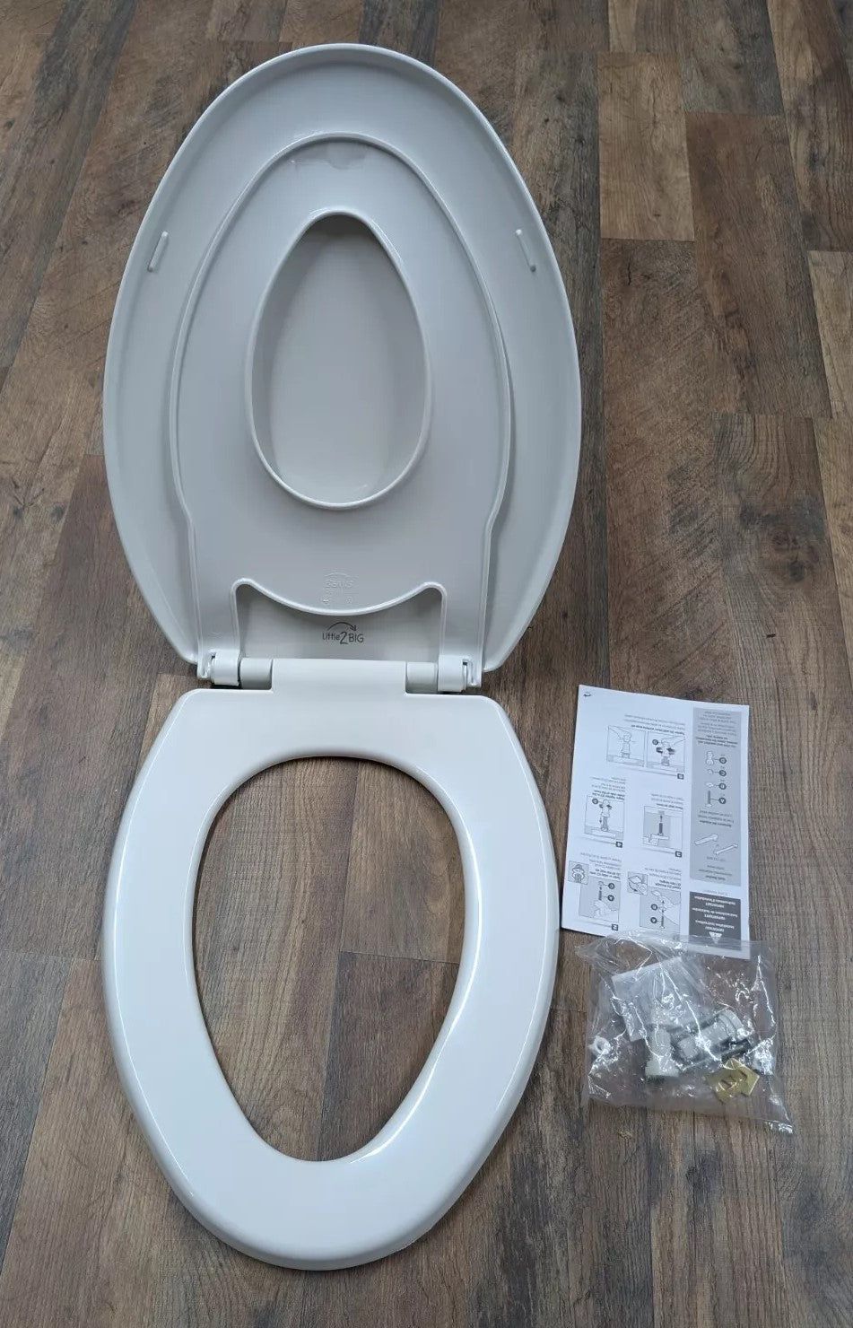 BEMIS WHITE ROUND 2 IN 1 CHILD TRAINING & ADULT TOILET SEAT - The Chaotic Grind Store