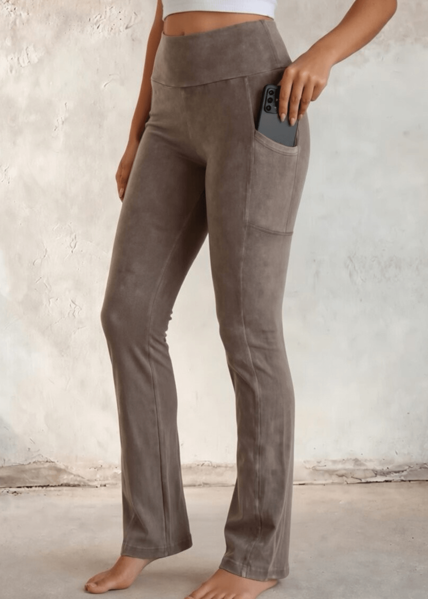 A Perfect Fit Bootcut Pants (Light Denim)