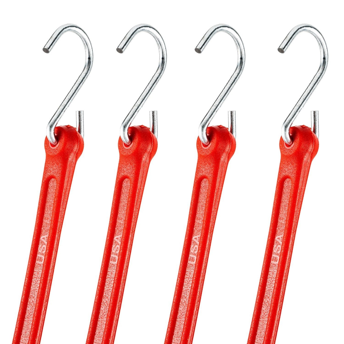 12" Heavy Duty Poly Bungee Strap 4 Pack