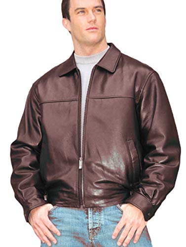 REED Men's New Zealand Lambskin Leather Jacket - Imported - The Chaotic Grind Store