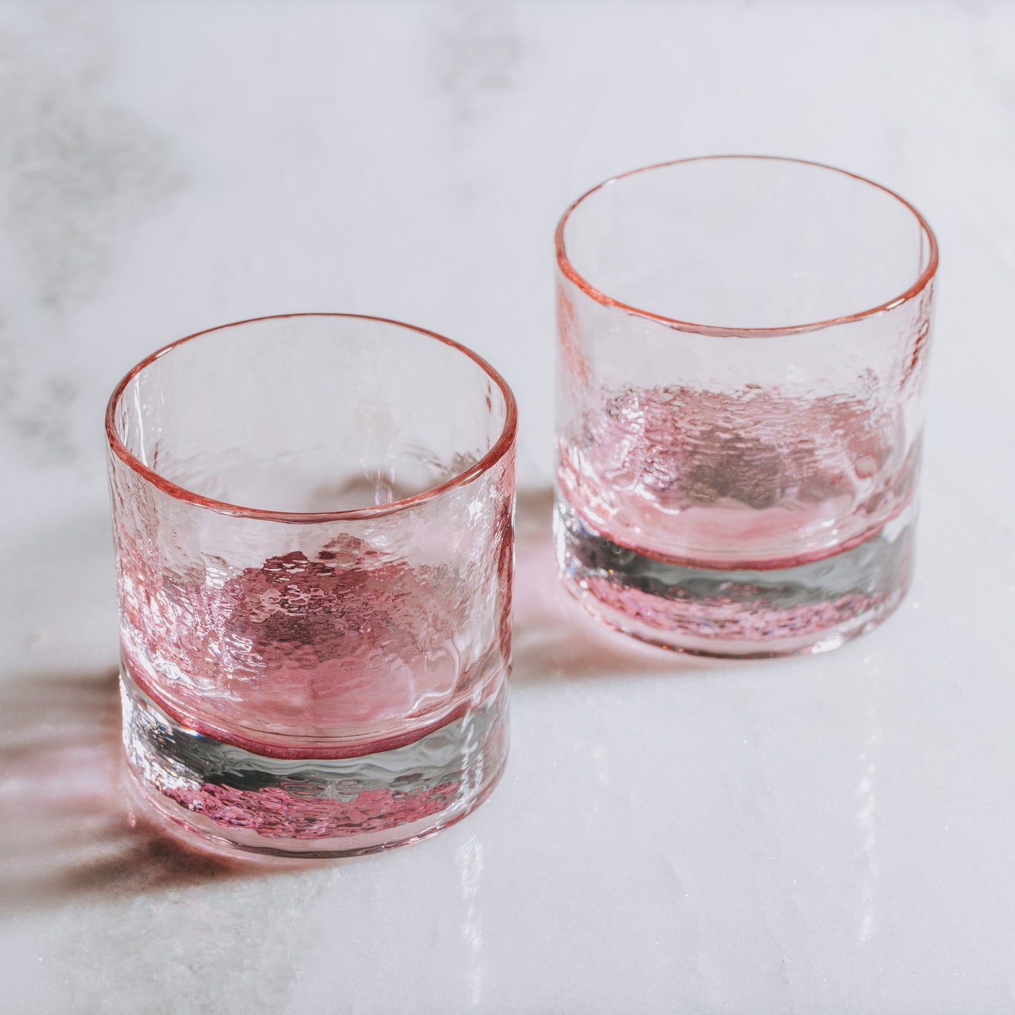 Artisan Rocks Glasses | Handblown Lead-free Crystal | Made in USA (Set of 2)