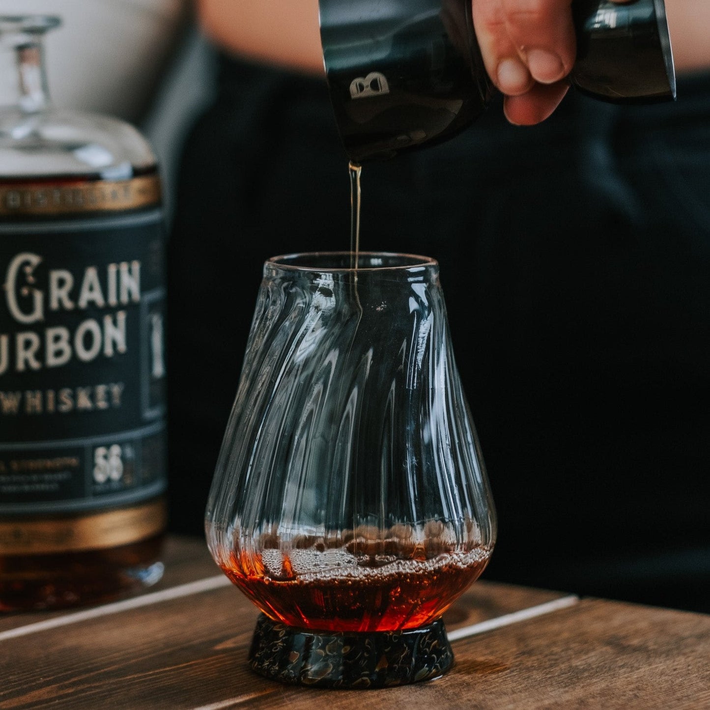 Artisan Neat Pour Glass | Handblown Lead-free Crystal | Made in USA