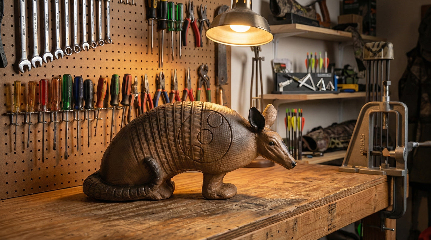 Real Wild Competition Armadillo Archery Target with EZ Pull Foam