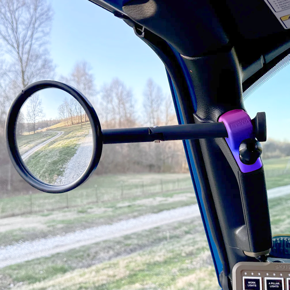 A-Pillar Side Mirror Set For 2024+ Jeep Wrangler JL & Gladiator - CMM Offroad