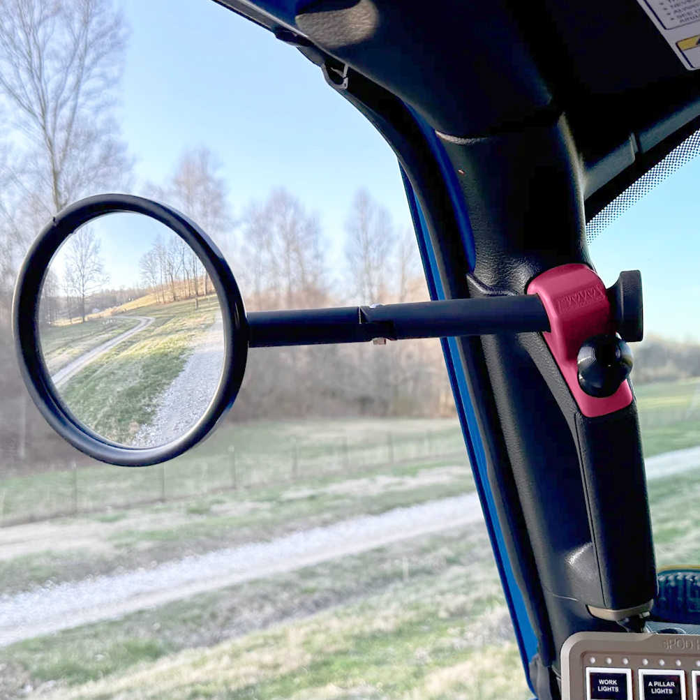 A-Pillar Side Mirror Set For 2024+ Jeep Wrangler JL & Gladiator - CMM Offroad