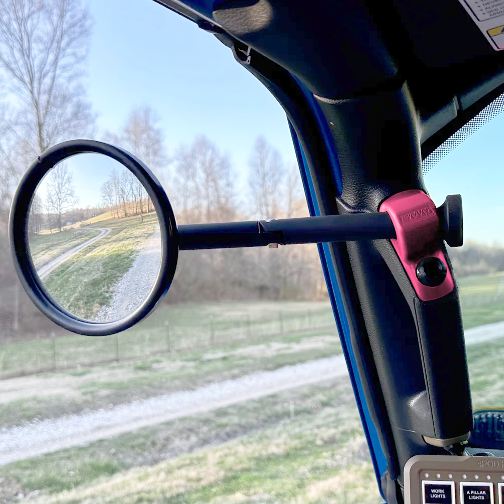 A-PILLAR SIDE MIRRORS FOR 2018 - 2023 JEEP WRANGLER JL & GLADIATOR - CMM OFFROAD