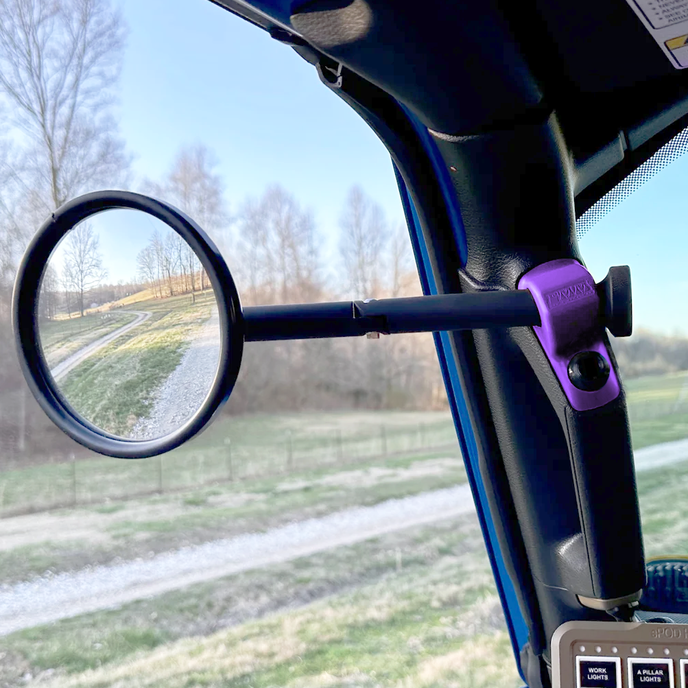 A-Pillar Side Mirror Set For 2024+ Jeep Wrangler JL & Gladiator - CMM Offroad