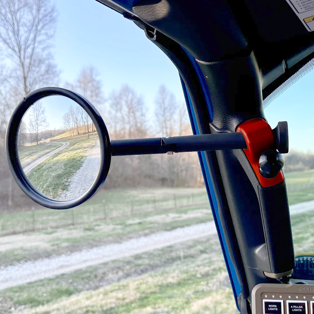 A-Pillar Side Mirror Set For 2024+ Jeep Wrangler JL & Gladiator - CMM Offroad