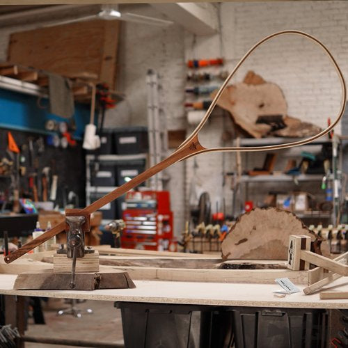 Big Dipper 24"x17" - Rainbow Trout Engraved - Natural Fly Fishing Traditional Landing Net - Handcrafted & Made in USA