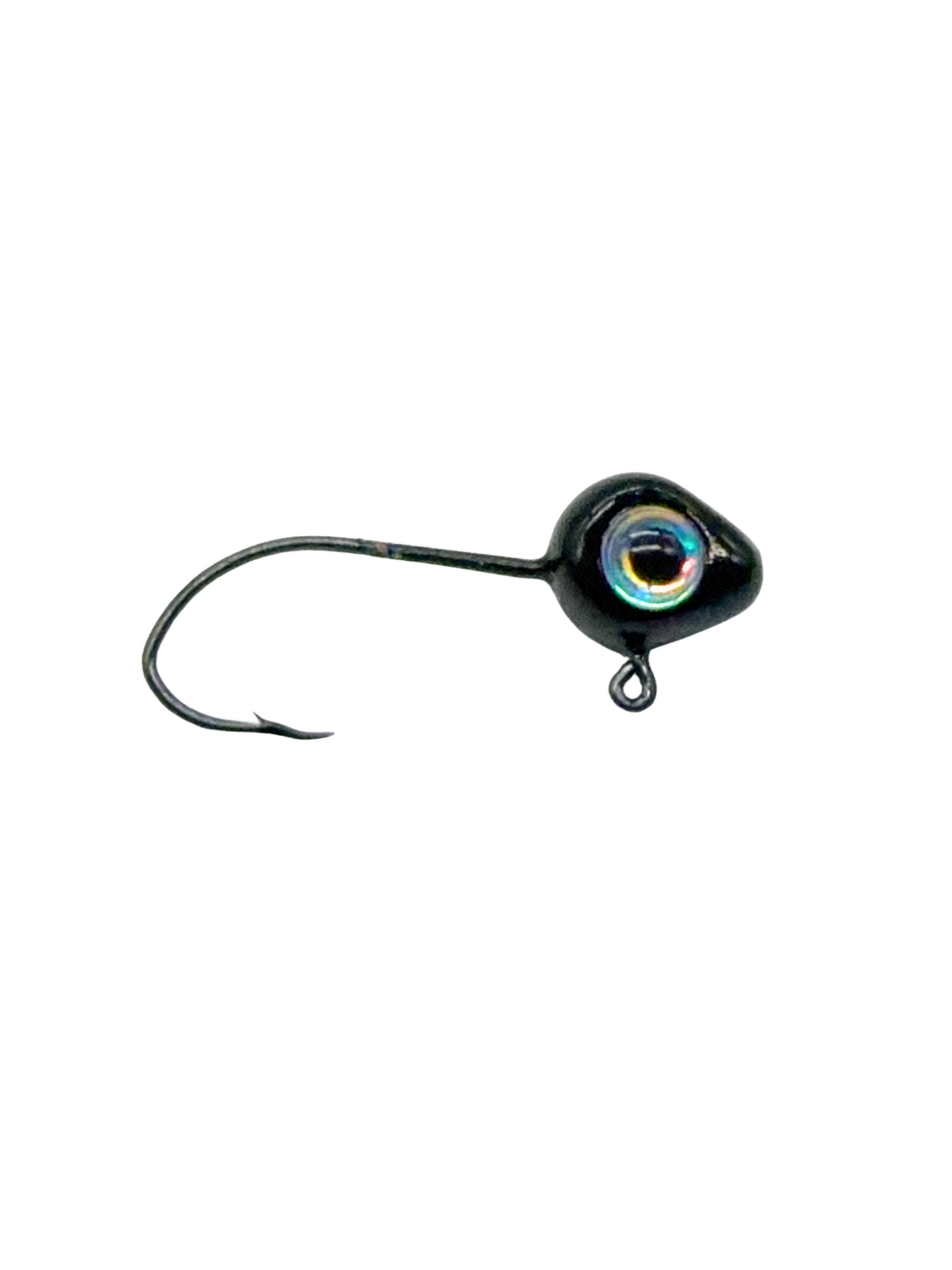 Free Style Minnow Jig Heads - 3D Eyes - 12 Pack - No Collar