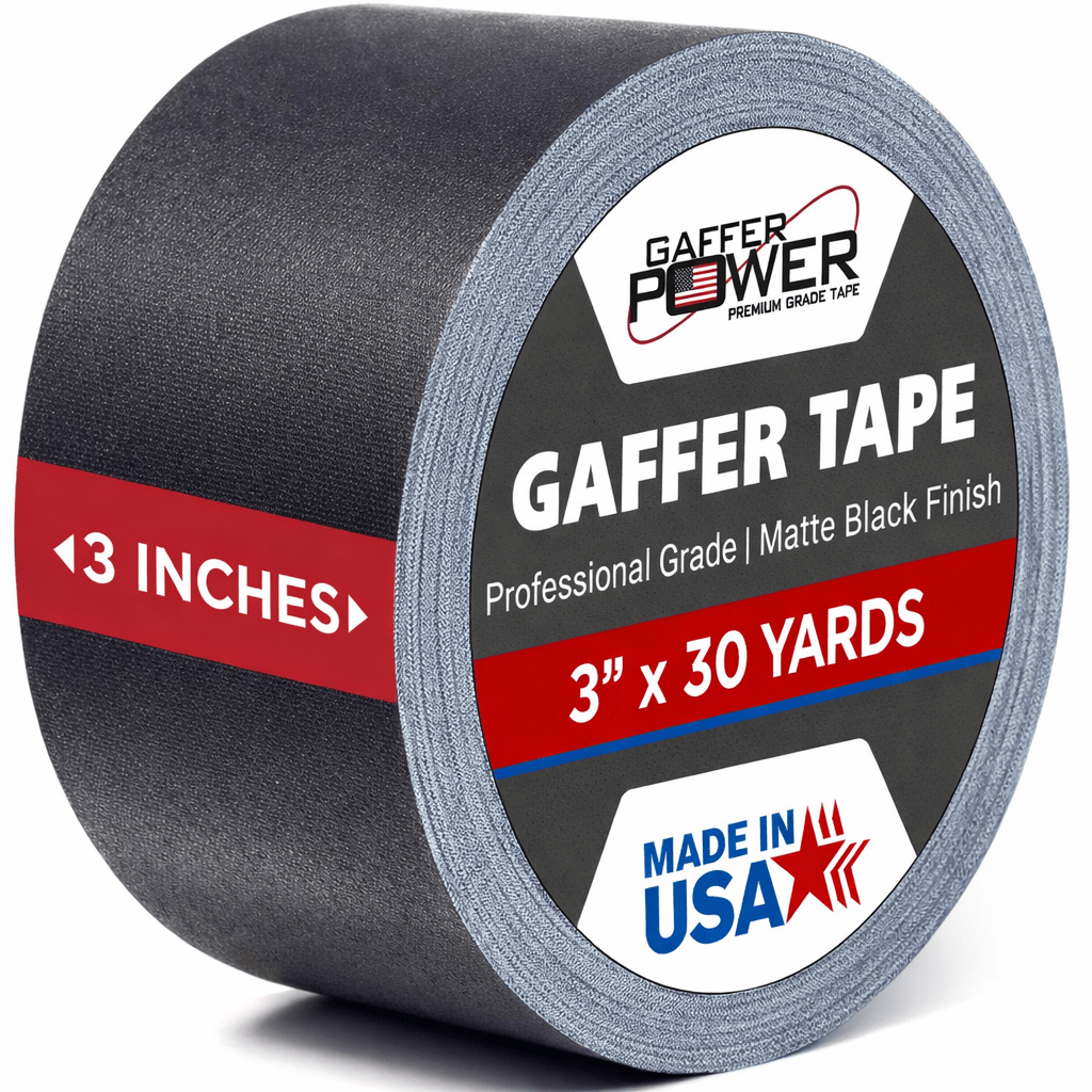 Gaffer Tape — Black 3" x 30yd