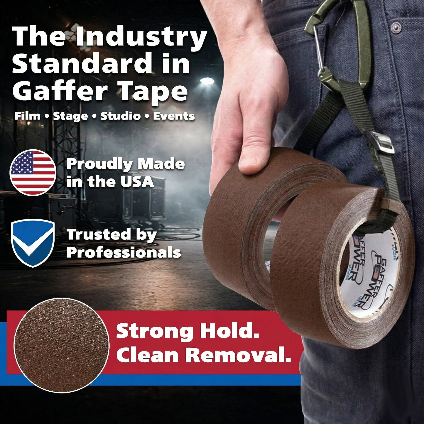 Gaffer Tape — Brown 2" x 30yd
