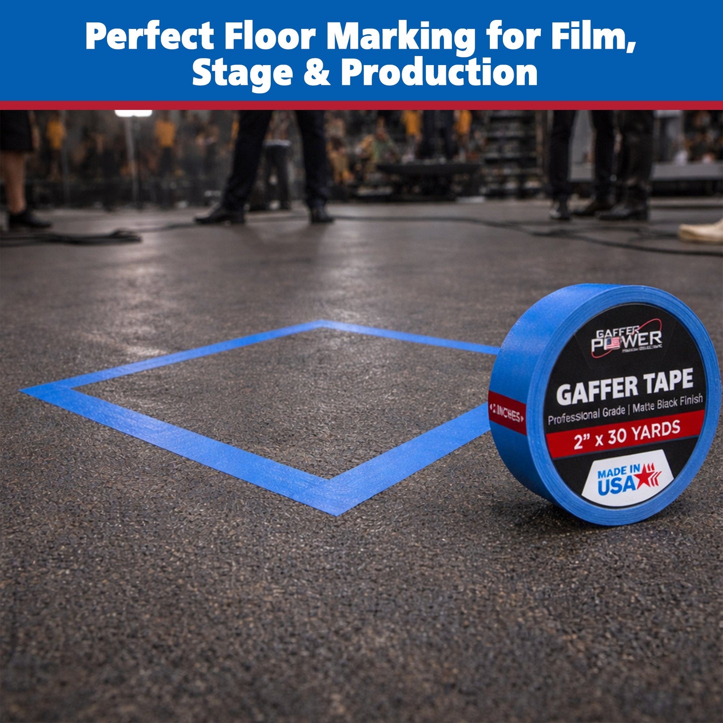 Gaffer Tape — Electric Blue 2" x 30yd
