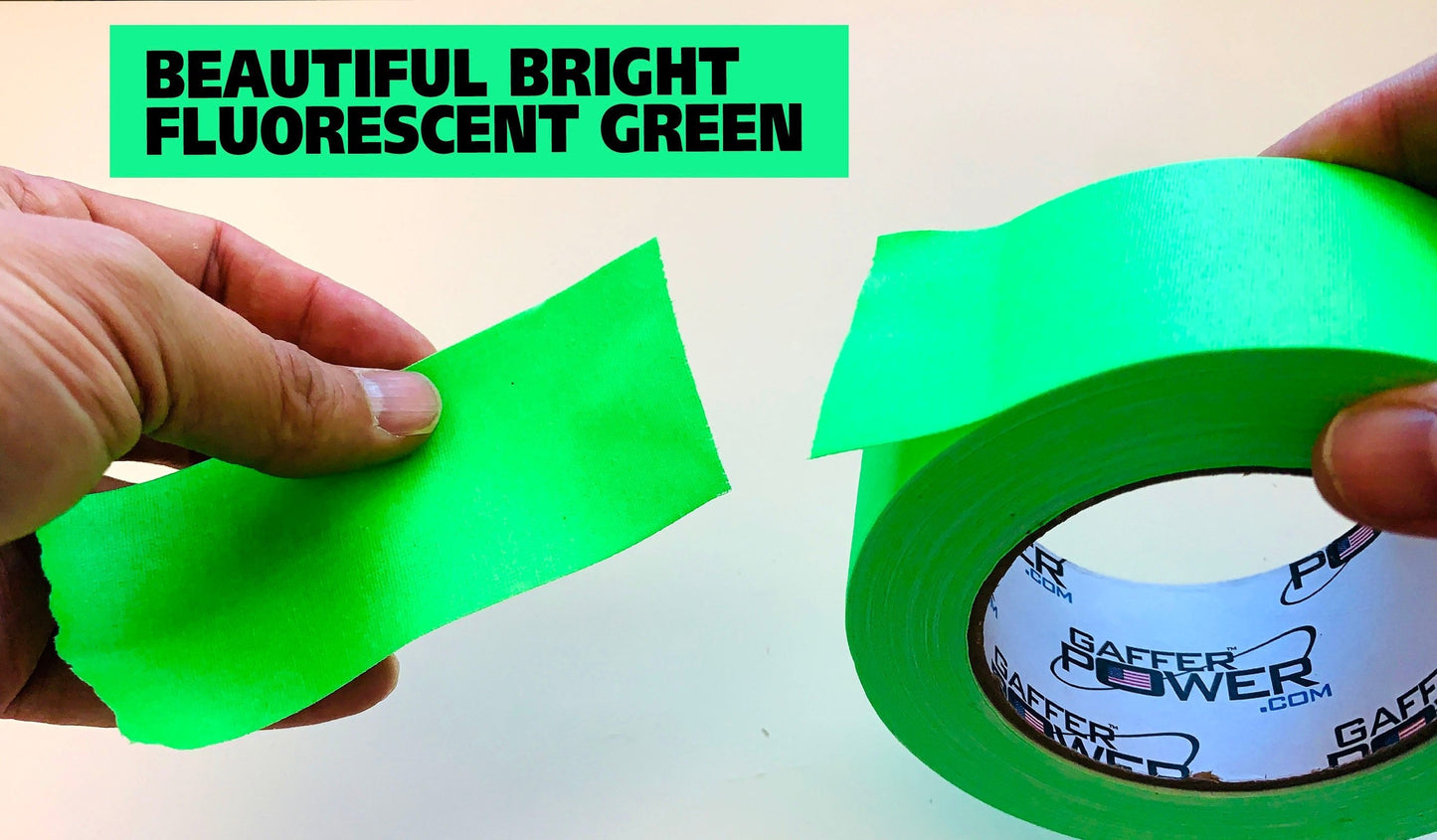 Gaffer Tape — Fluoro Green 2" x 30yd