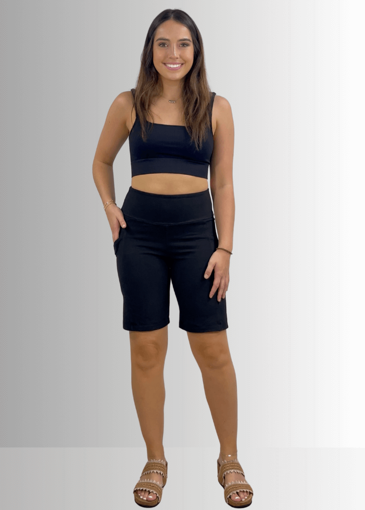 Perfect Fit Hybrid Cotton Shorts Dark Moss Green