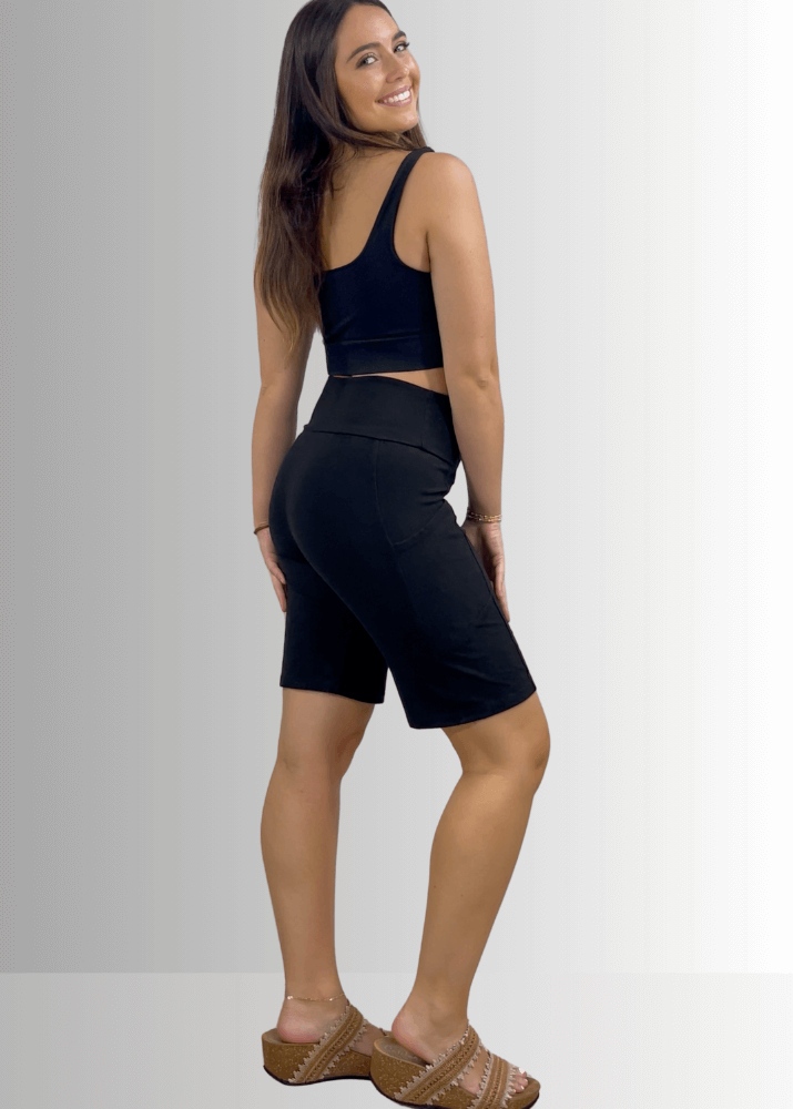 Perfect Fit Hybrid Cotton Shorts Black