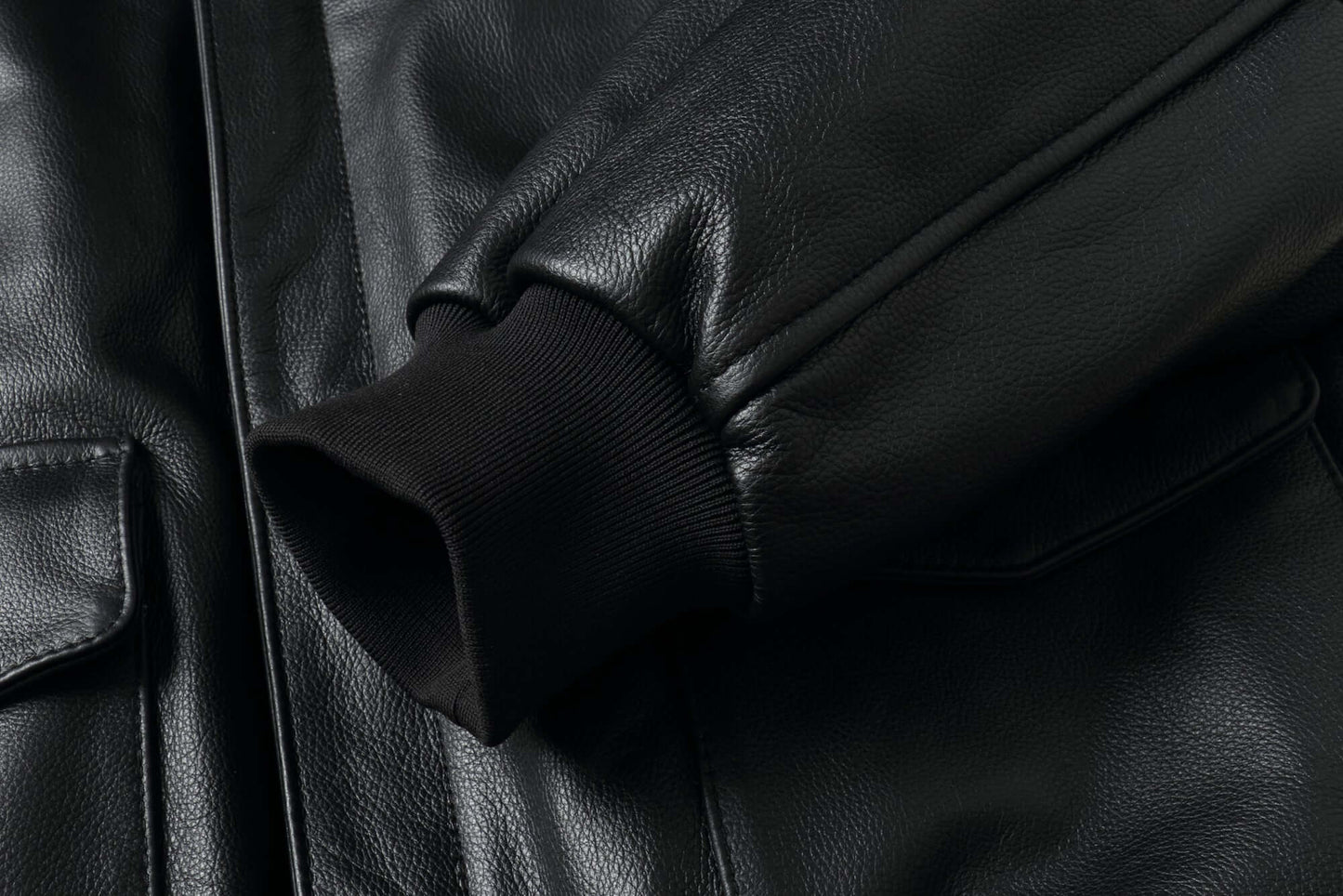 REED Men's Premium Leather Aviator Bomber Jacket - Imported