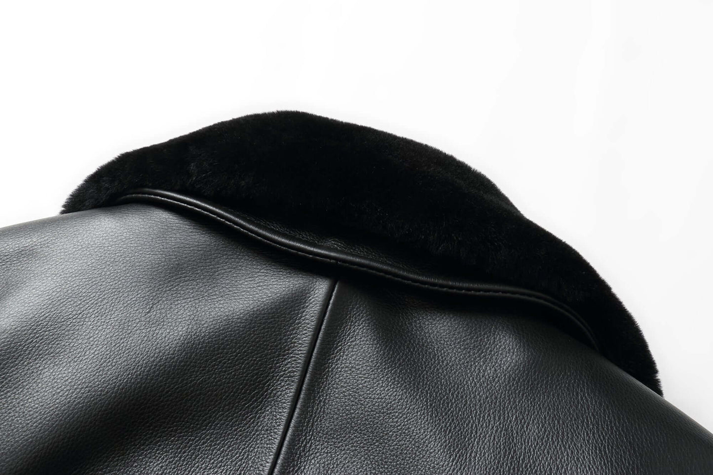 REED Men's Premium Leather Aviator Bomber Jacket - Imported