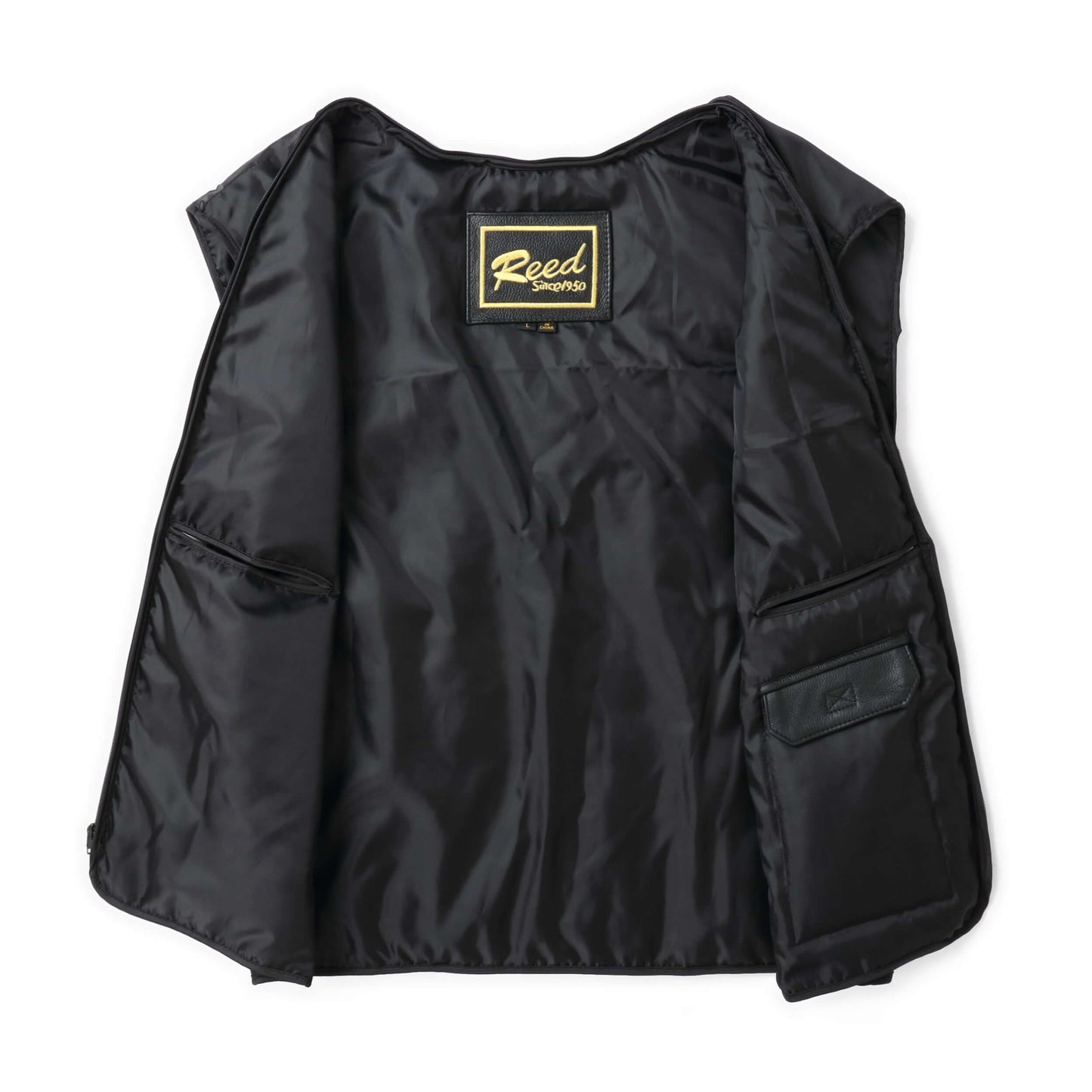 REED Men's Premium Leather Aviator Bomber Jacket - Imported