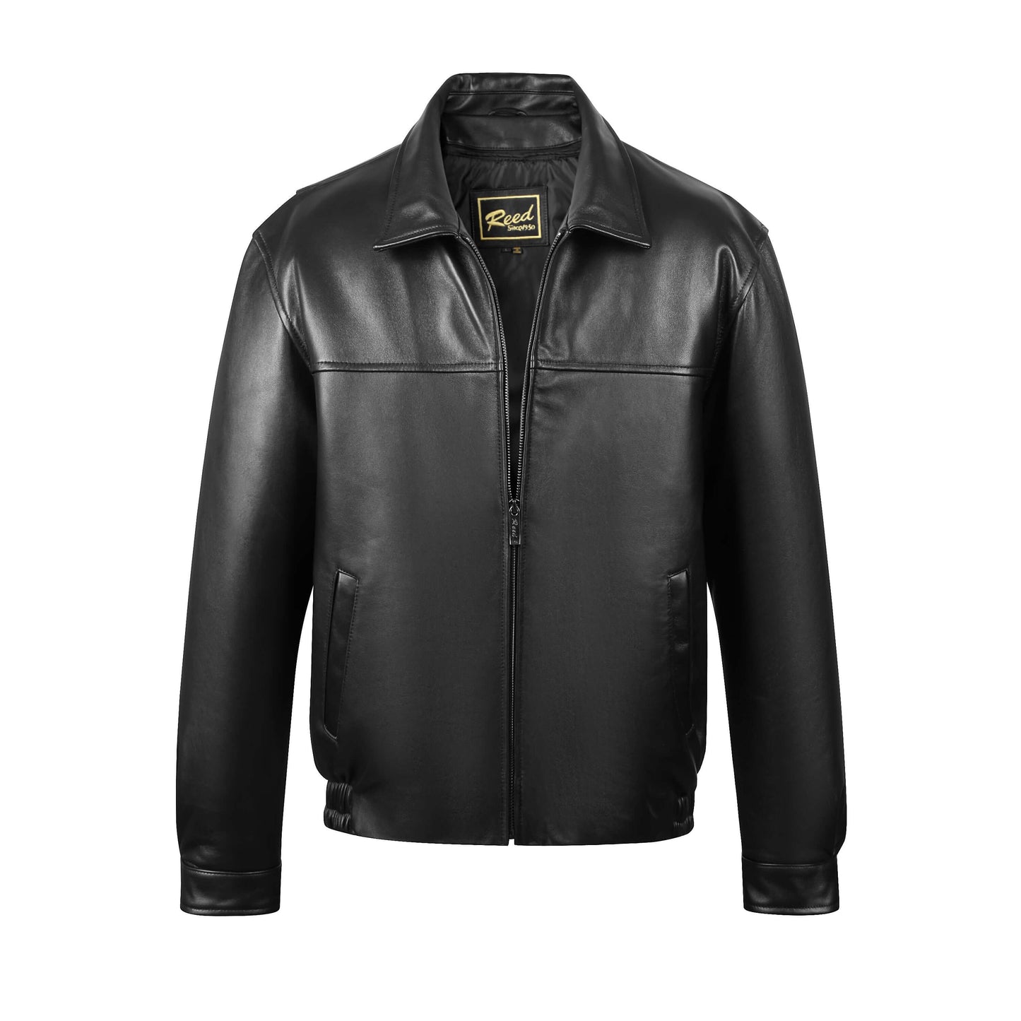 REED Men's New Zealand Lambskin Leather Jacket - Imported - The Chaotic Grind Store