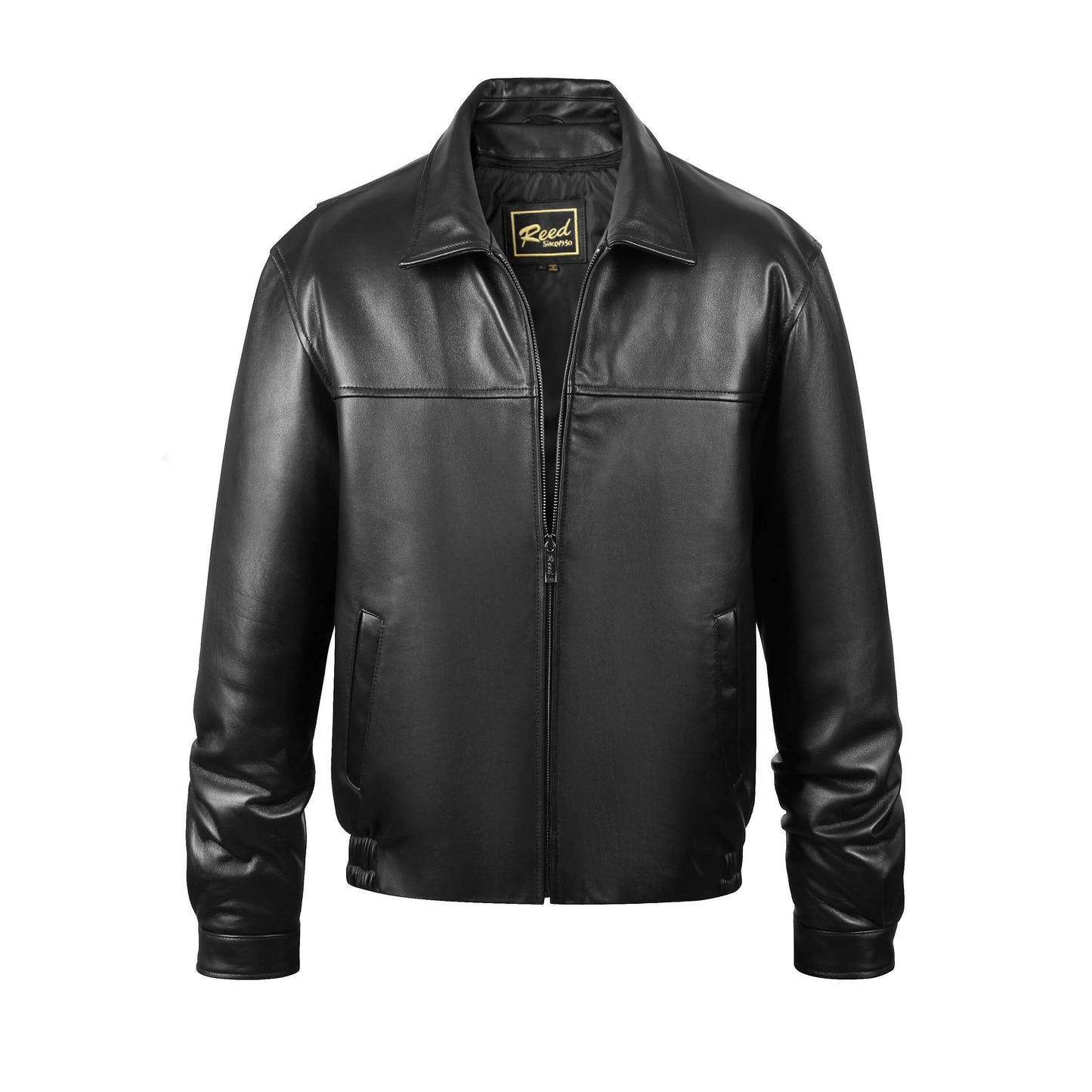 REED Men's New Zealand Lambskin Leather Jacket - Imported - The Chaotic Grind Store