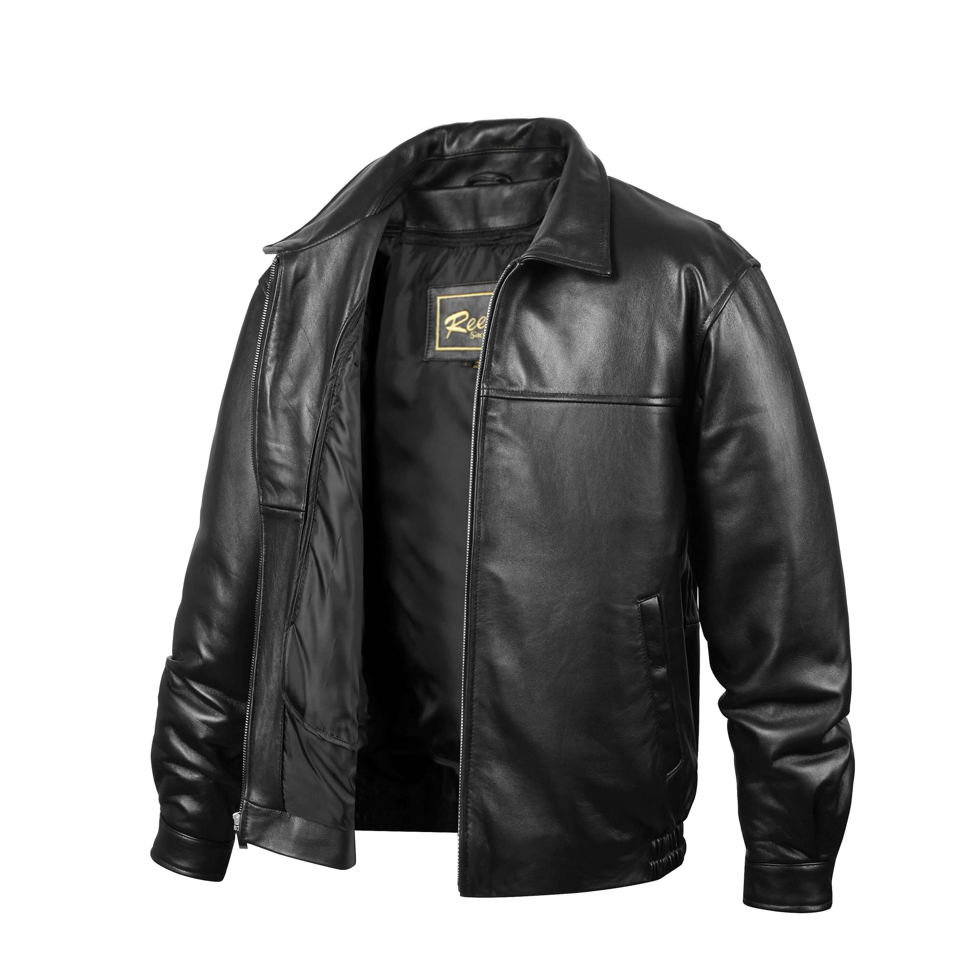 REED Men's New Zealand Lambskin Leather Jacket - Imported - The Chaotic Grind Store
