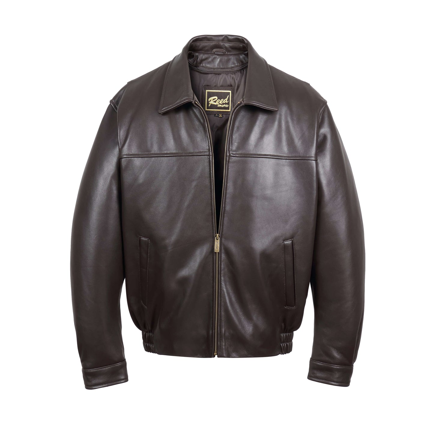 REED Men's New Zealand Lambskin Leather Jacket - Imported - The Chaotic Grind Store