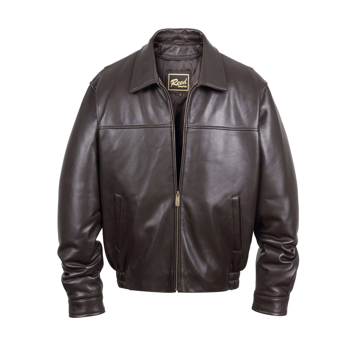 REED Men's New Zealand Lambskin Leather Jacket - Imported - The Chaotic Grind Store