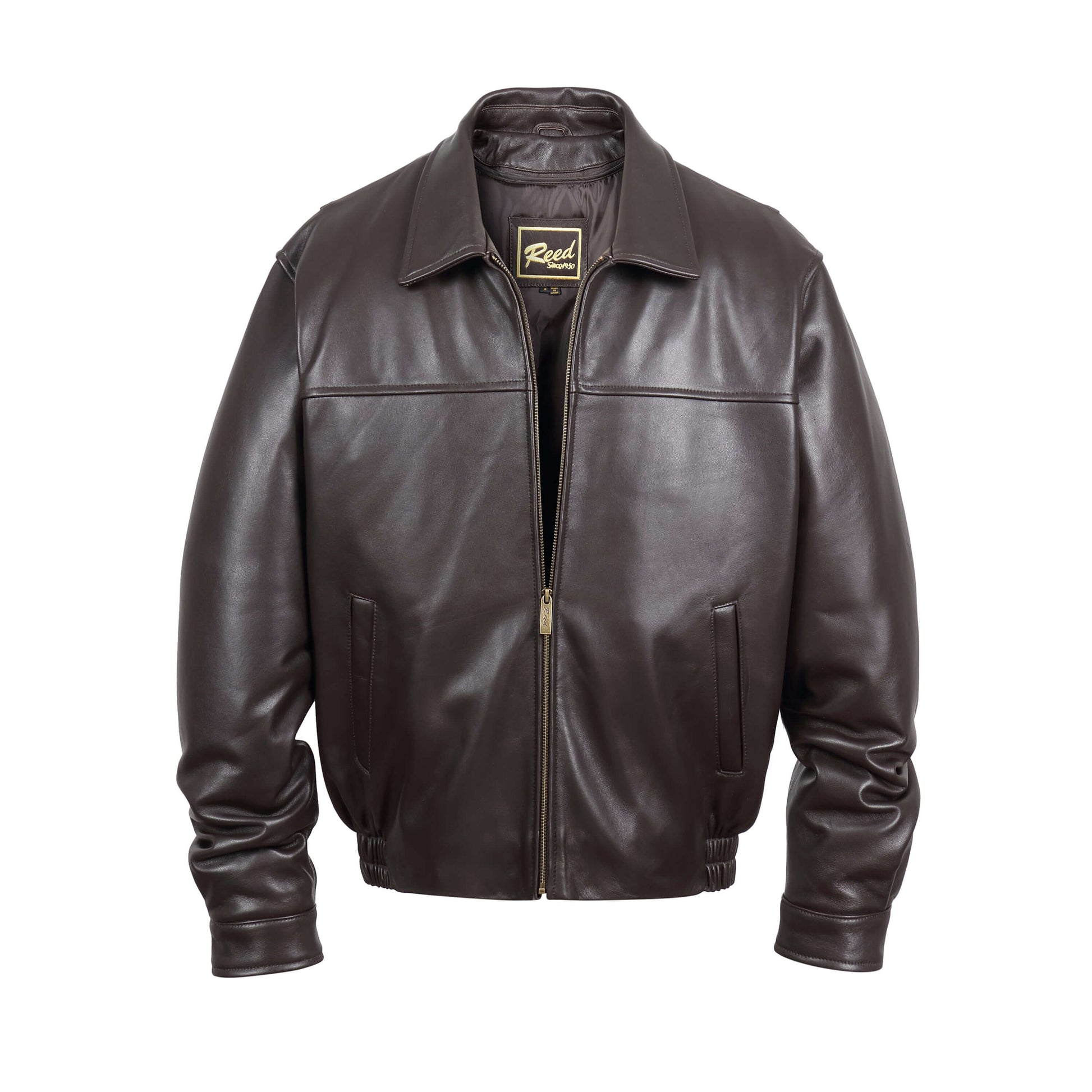 REED Men's New Zealand Lambskin Leather Jacket - Imported - The Chaotic Grind Store