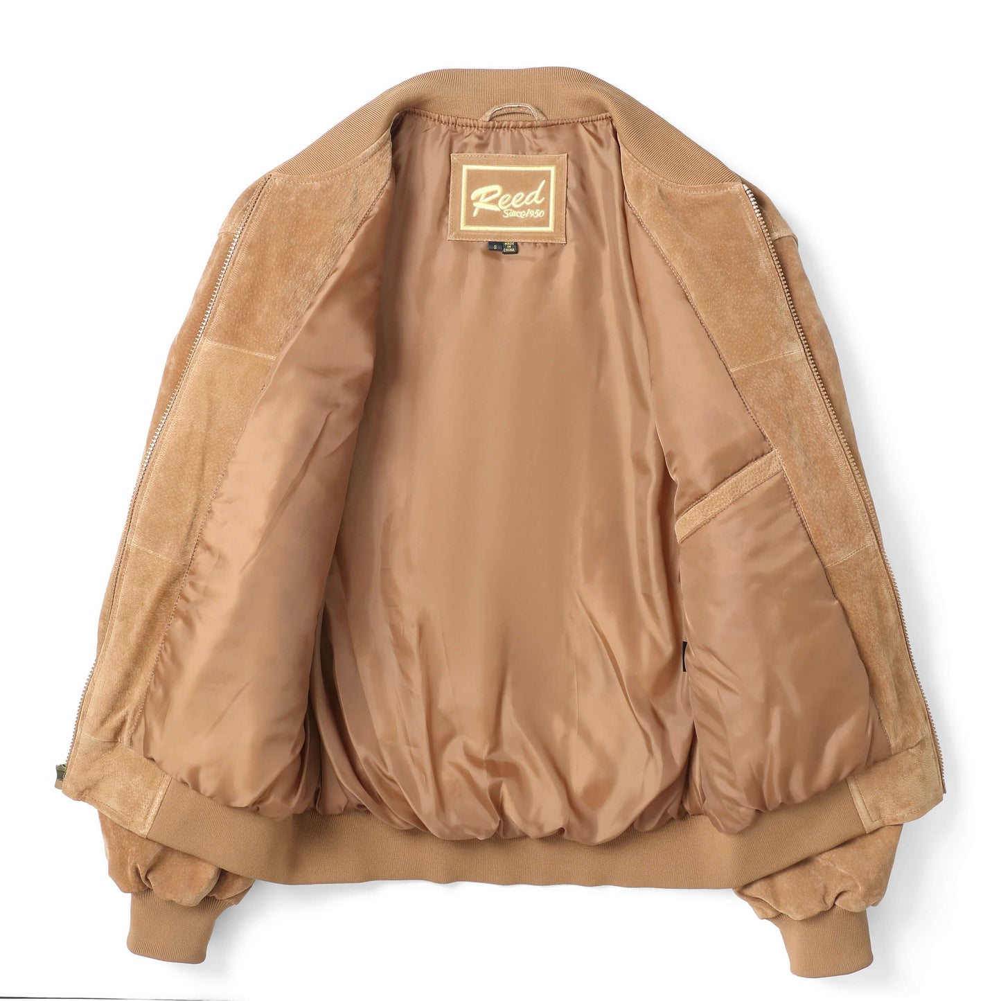 REED Men's Baseball Suede Leather Jacket (Imported)