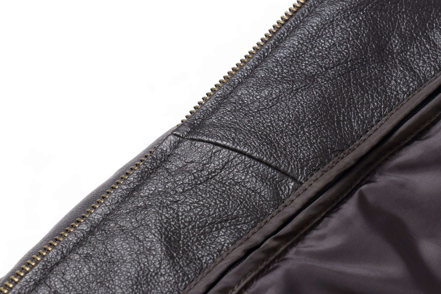 REED Men's Premium Leather Aviator Bomber Jacket - Imported