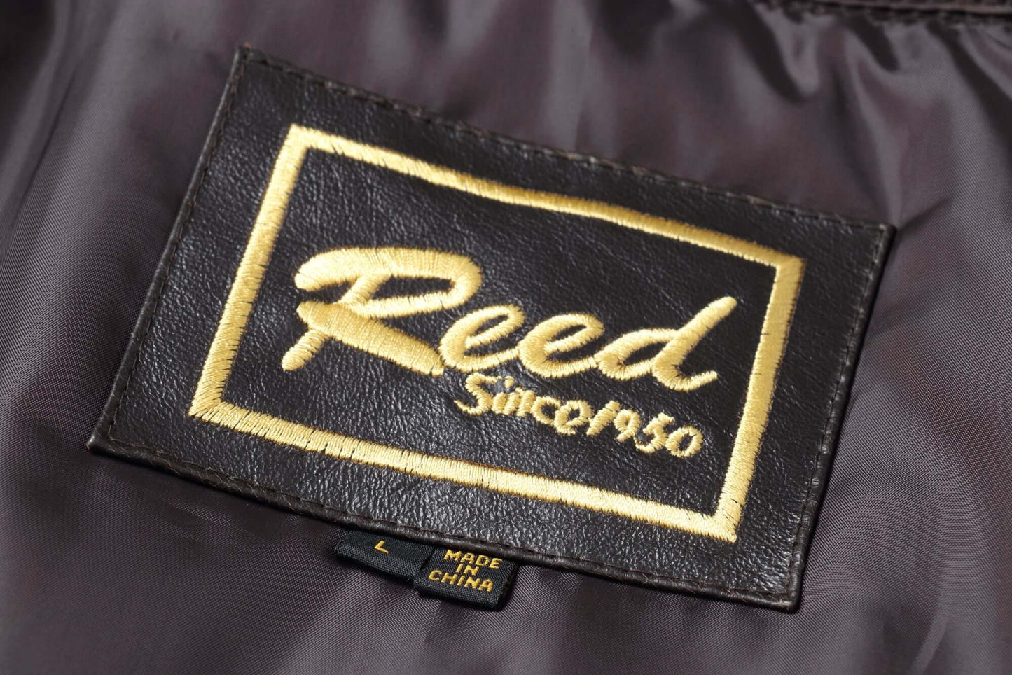 REED Men's Premium Leather Aviator Bomber Jacket - Imported