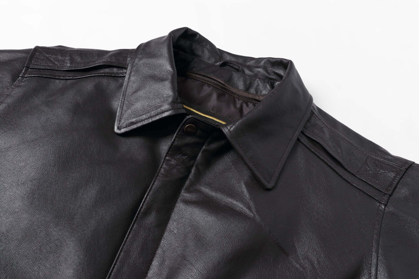 REED Men's Premium Leather Aviator Bomber Jacket - Imported