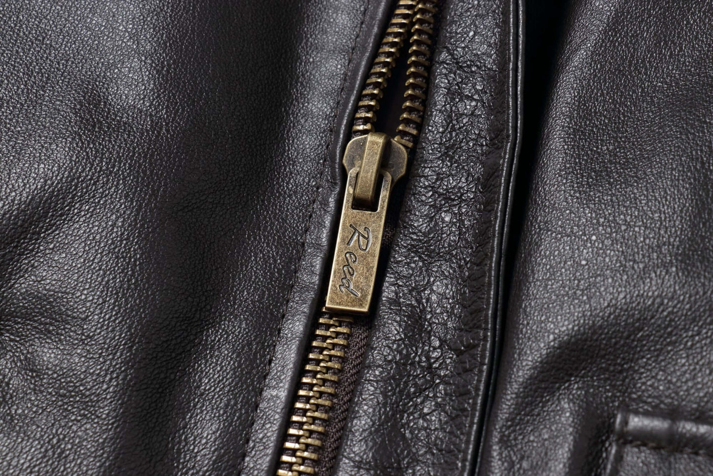 REED Men's Premium Leather Aviator Bomber Jacket - Imported