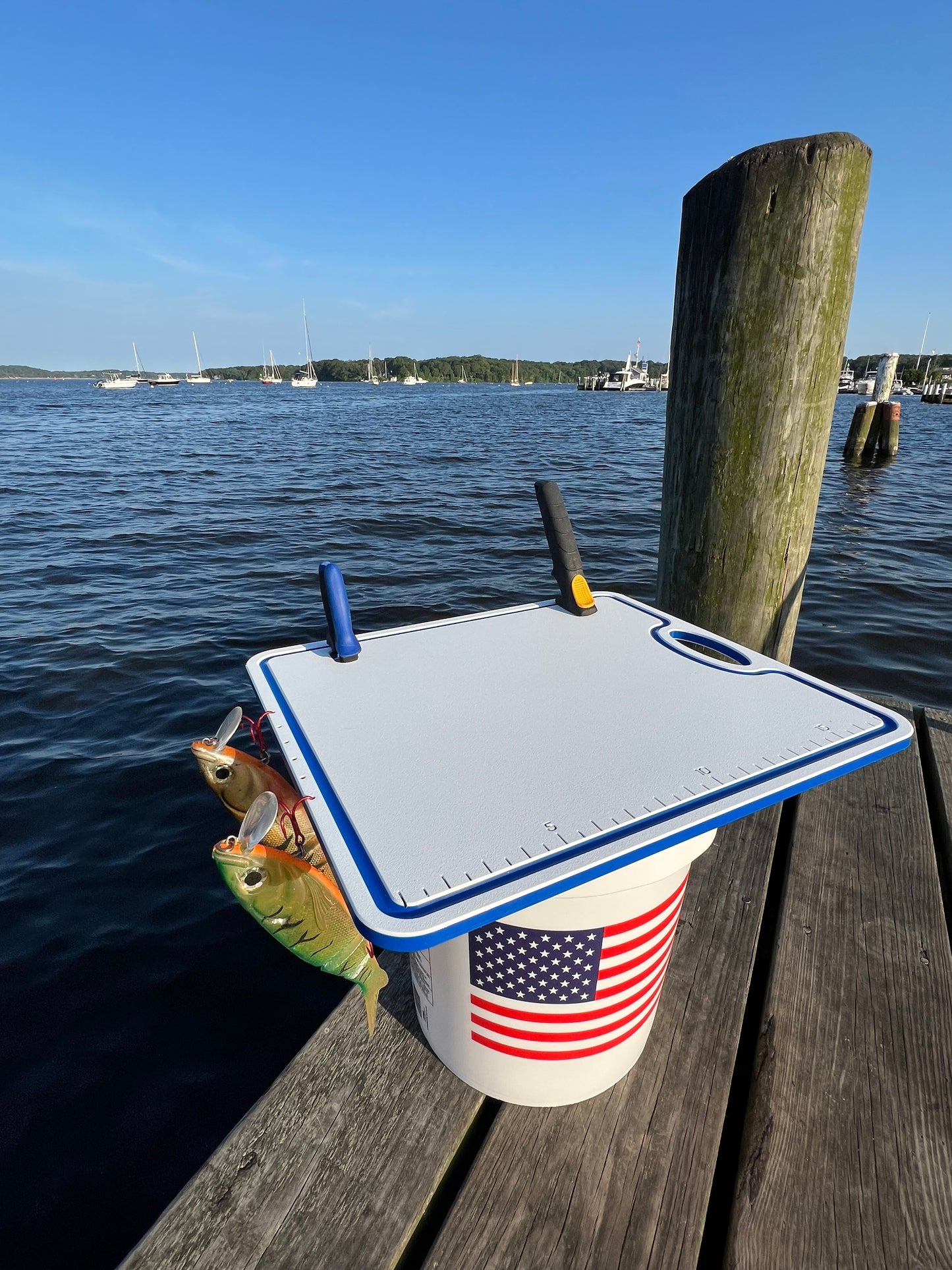 Made in the USA | Premium Bucket or Cooler Fishing Cutting Board