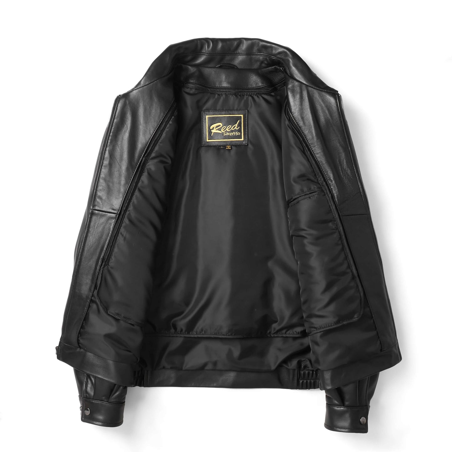 REED Men's New Zealand Lambskin Leather Jacket - Imported - The Chaotic Grind Store