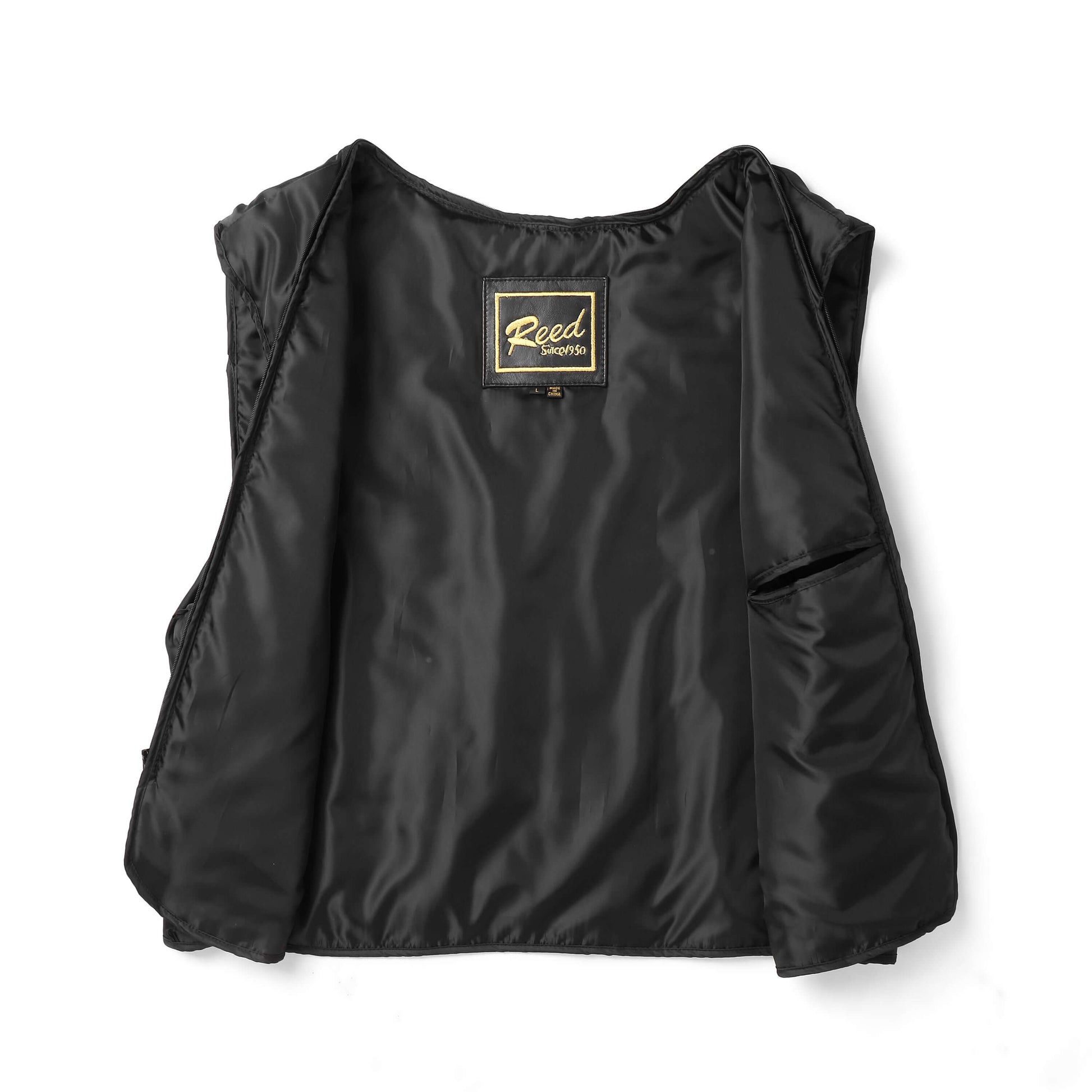 REED Men's New Zealand Lambskin Leather Jacket - Imported - The Chaotic Grind Store
