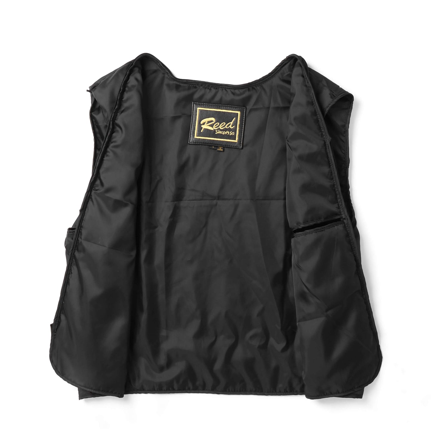 REED EST. 1950 Men's Jacket Genuine Lambskin Leather Stand UP Collar Winners Coat - Imported