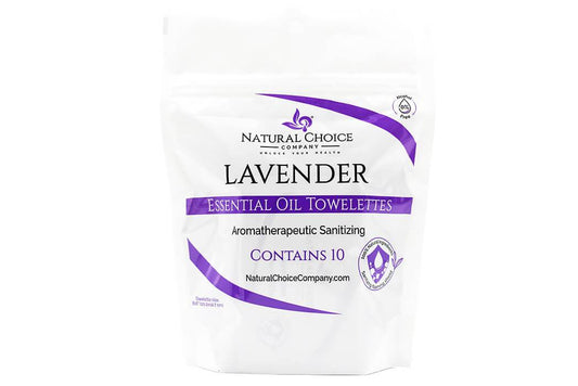 Lavender Essential Oil Towelettes 10 Pack - The Chaotic Grind Store