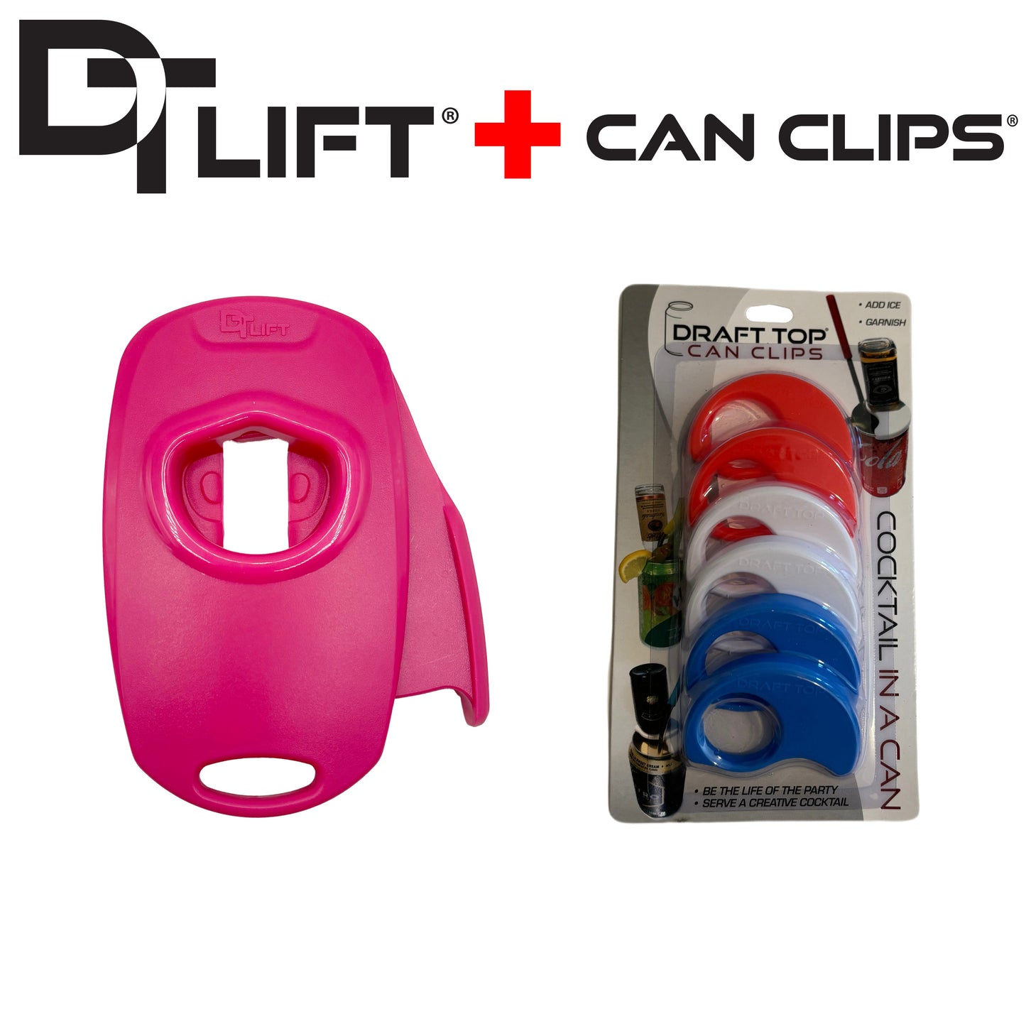Draft Top® Lift Universal  + Can Clip 6 Pack New & Improved