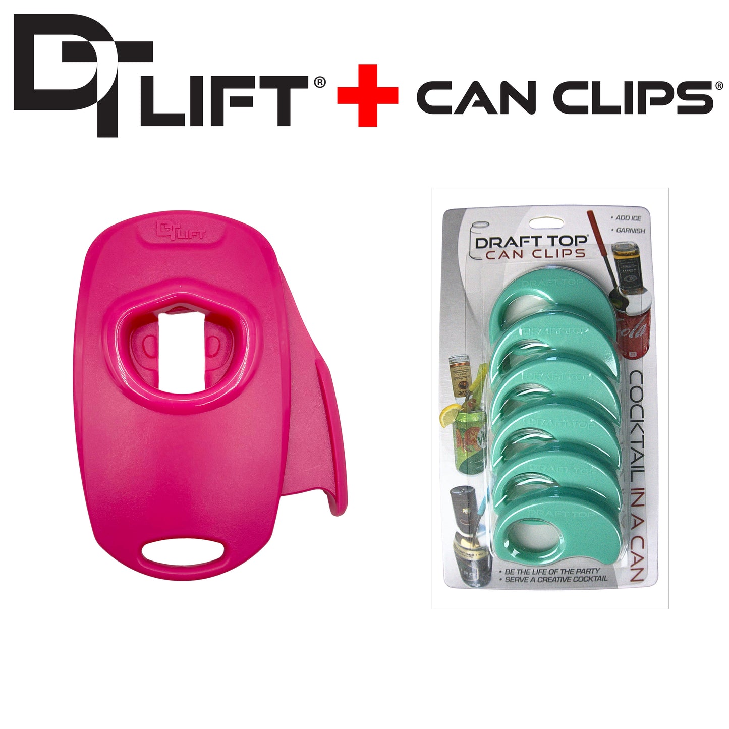 Draft Top® Lift Universal  + Can Clip 6 Pack New & Improved
